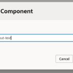 custom component in Oracle VBCS